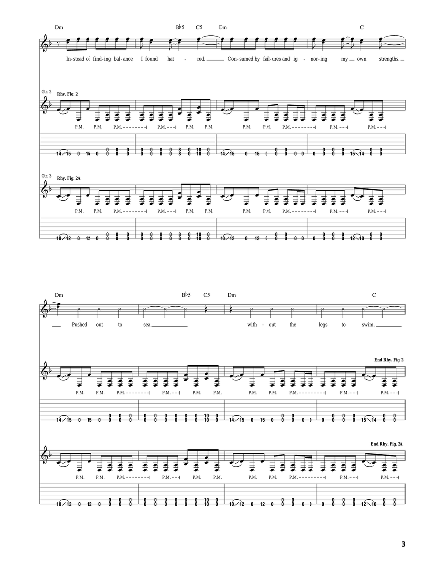 No Lungs To Breathe No Lungs To Breathe Acoustic Guitar scores gallery preview page 3