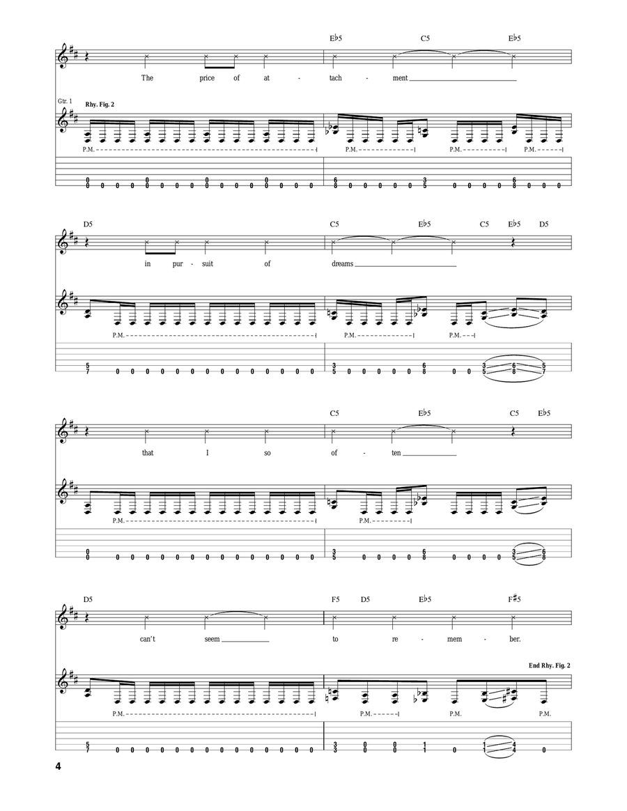 Wasted Words Wasted Words Acoustic Guitar scores gallery preview page 4