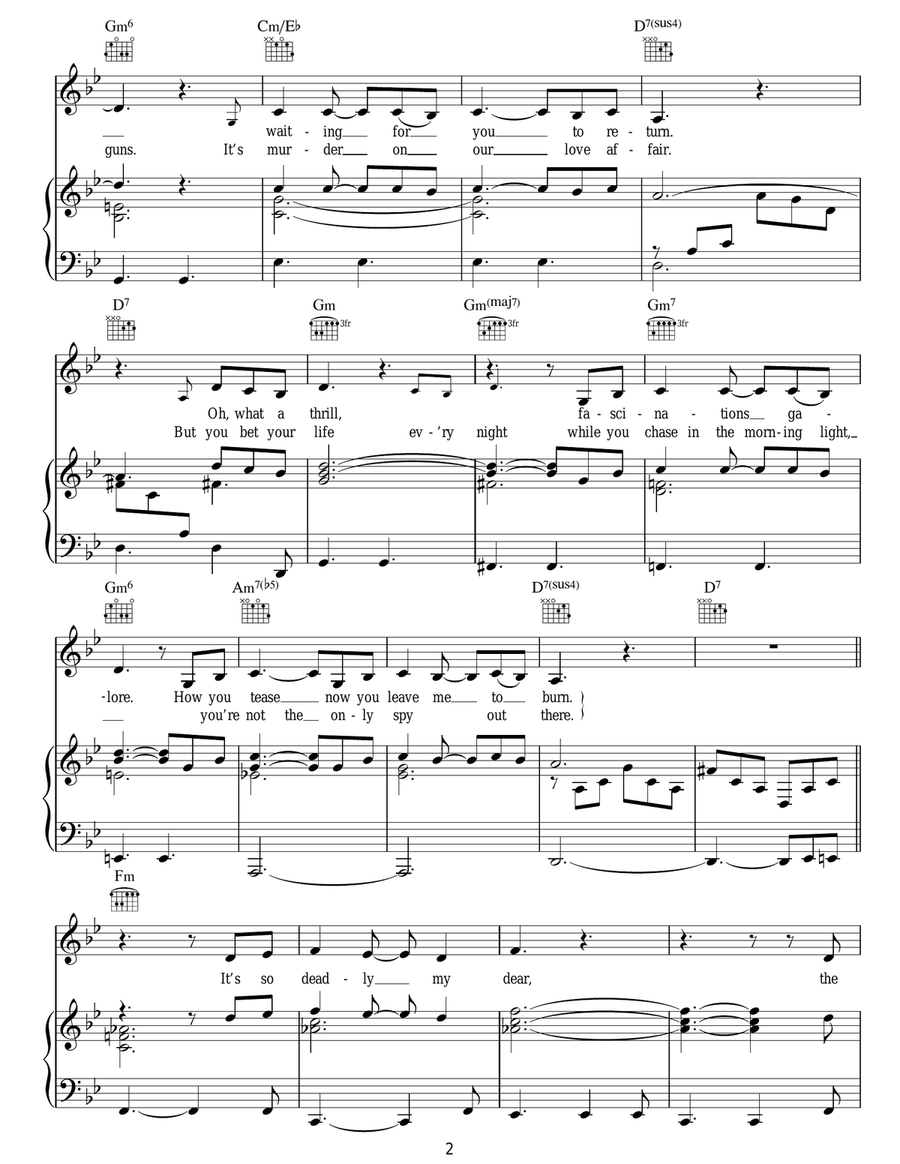 Tomorrow Never Dies Tomorrow Never Dies Guitar scores gallery preview page 2