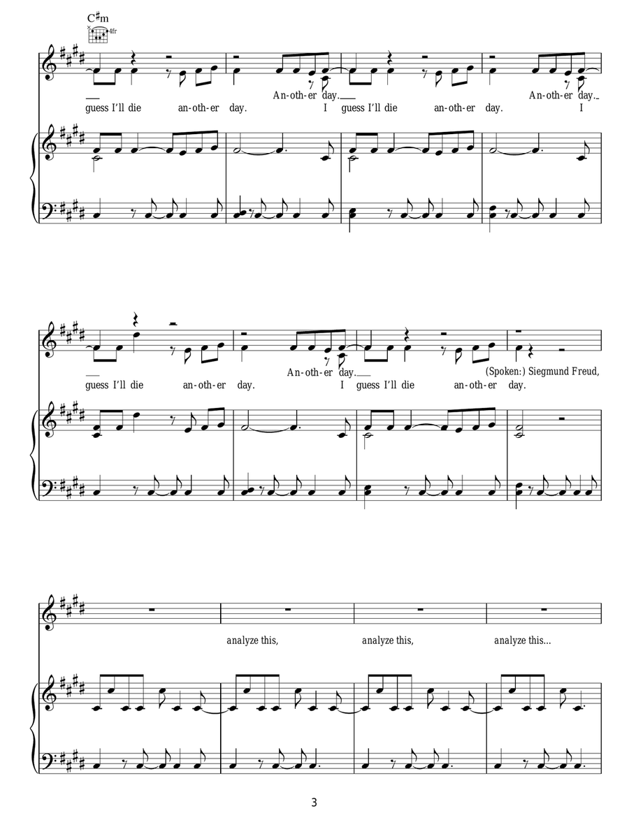 Die Another Day Die Another Day Guitar scores gallery preview page 3