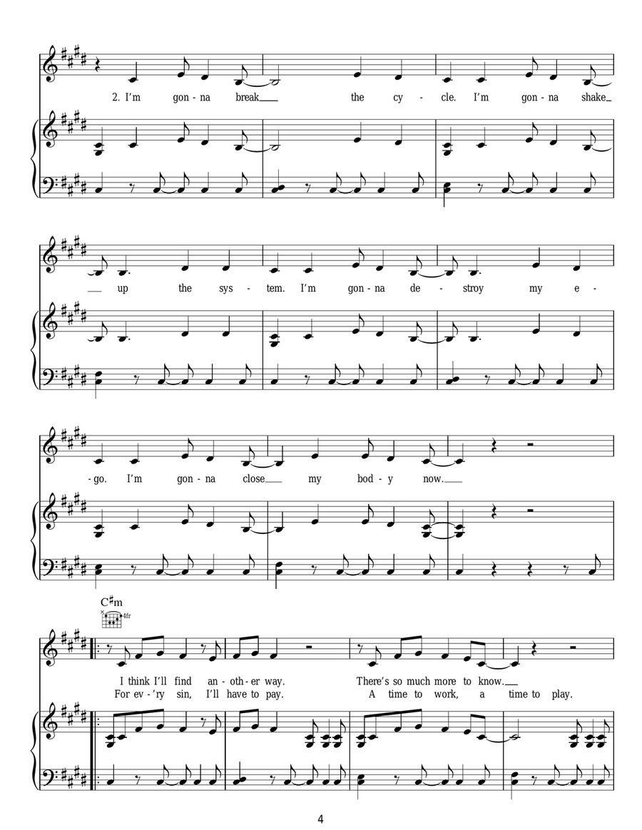 Die Another Day Die Another Day Guitar scores gallery preview page 4