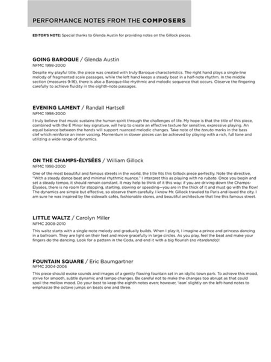 Favorite Festival Solos – Book 2 Easy Piano scores gallery preview page 2