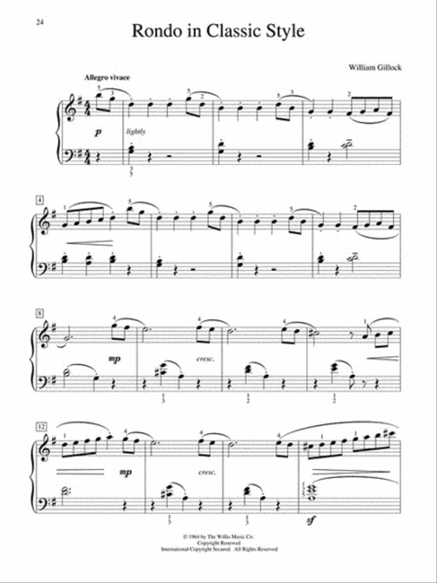 Favorite Festival Solos – Book 2 Easy Piano scores gallery preview page 6