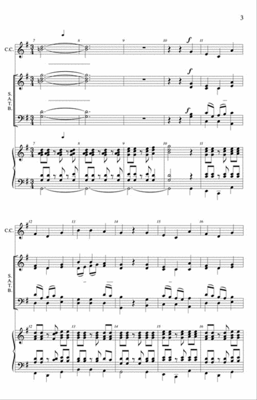 Immortal, Invisible, God Only Wise 4-Part scores gallery preview page 3