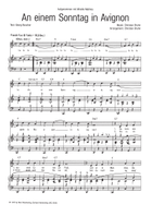 An einem Sonntag in Avignon Voice scores gallery preview page 3