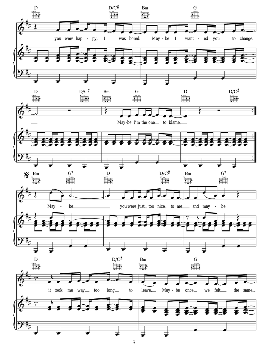 Panic Cord Panic Cord Acoustic Guitar scores gallery preview page 3