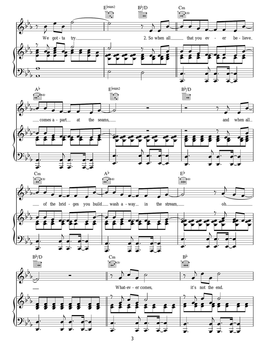 Hurt Lovers Hurt Lovers Acoustic Guitar scores gallery preview page 3