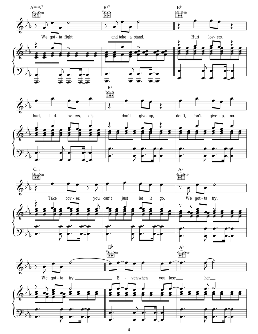 Hurt Lovers Hurt Lovers Acoustic Guitar scores gallery preview page 4