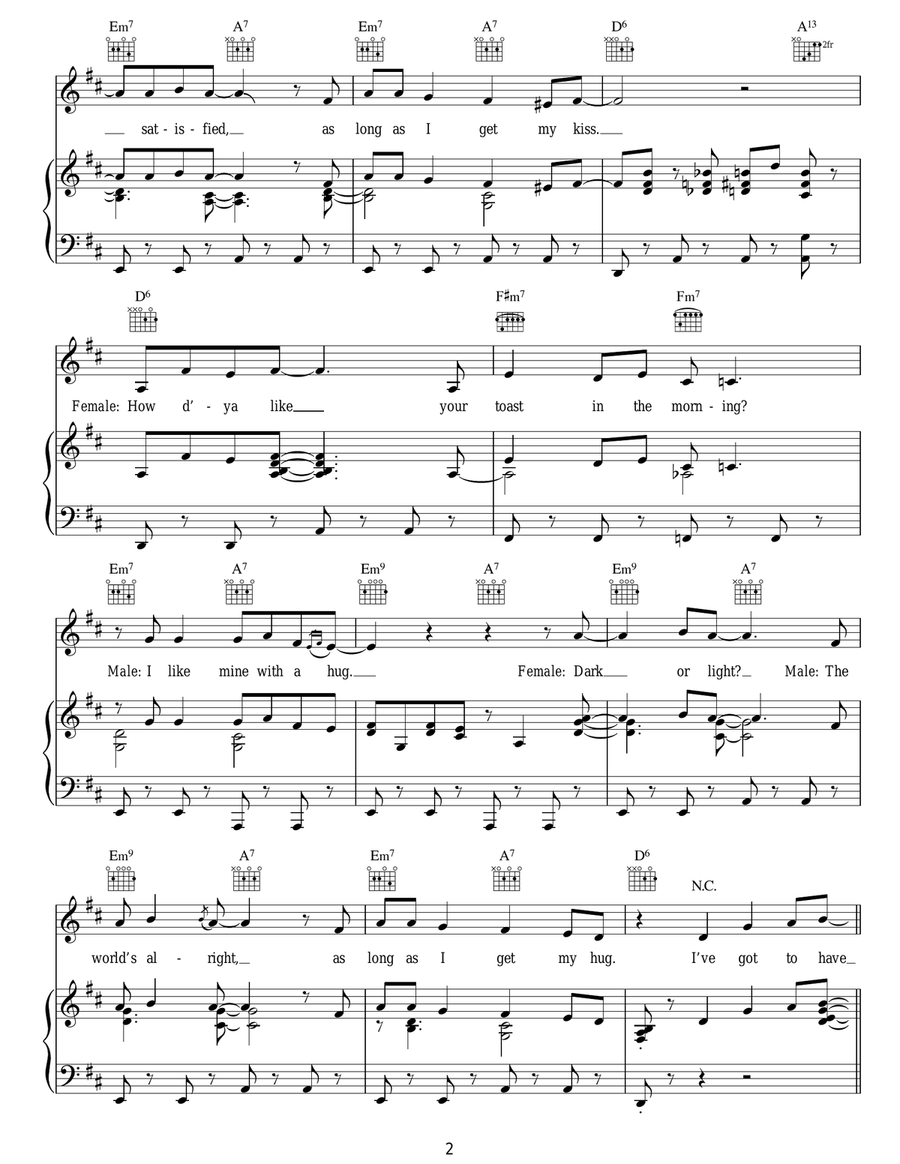 How D'ya Like Your Eggs In The Morning? Guitar scores gallery preview page 2