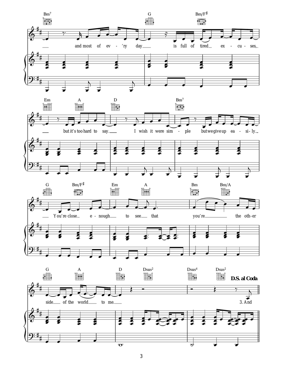 Other Side Of The World Other Side Of The World Acoustic Guitar scores gallery preview page 3