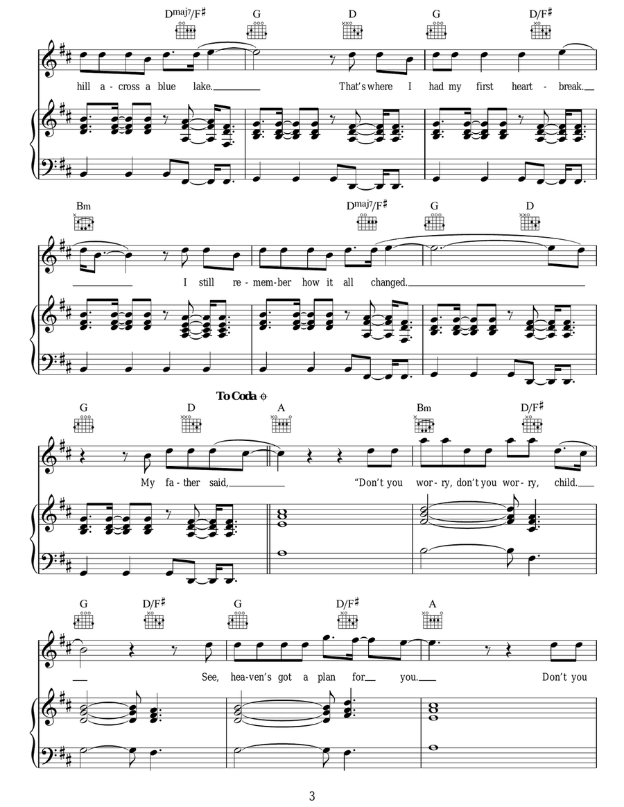 Don't You Worry Child Don't You Worry Child Acoustic Guitar scores gallery preview page 3