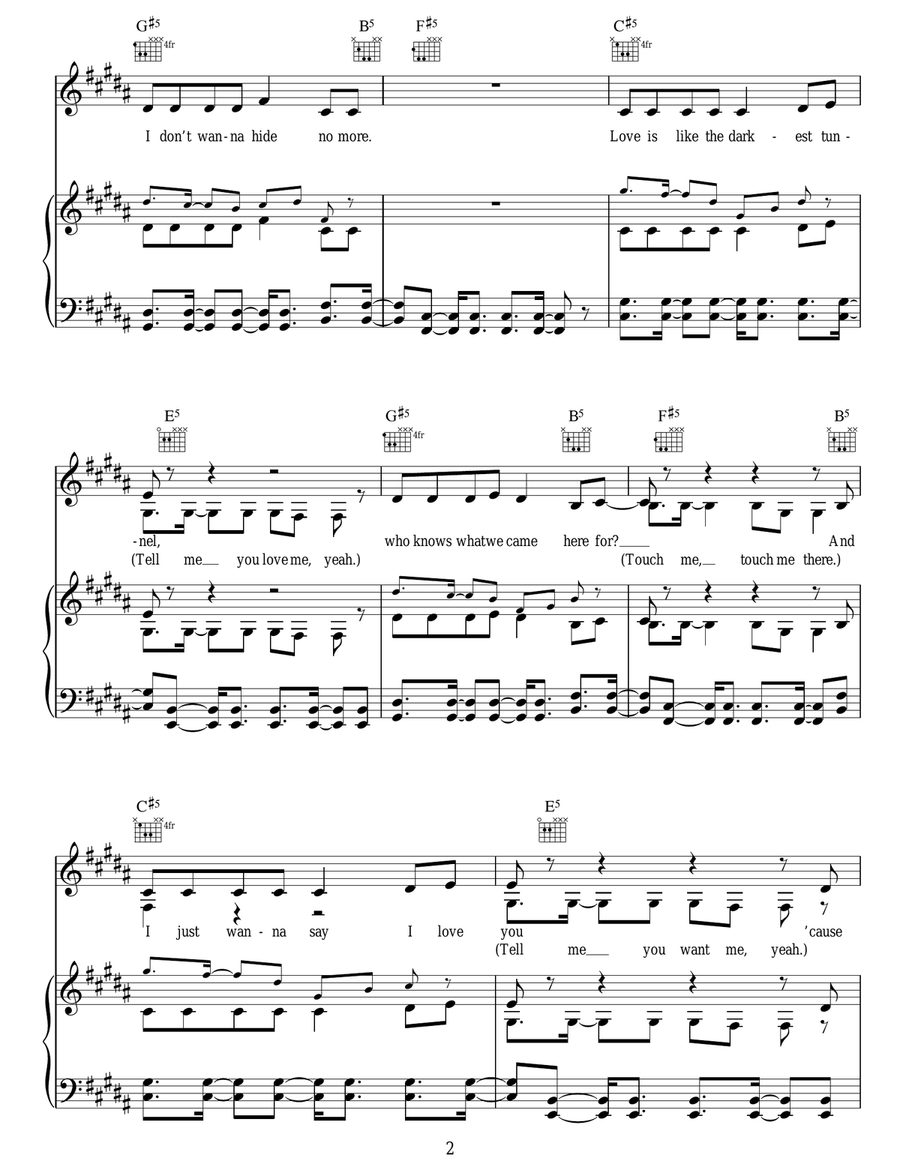 The World The World Acoustic Guitar scores gallery preview page 2