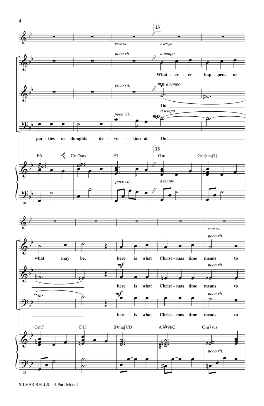 Silver Bells Silver Bells 3-Part scores gallery preview page 2