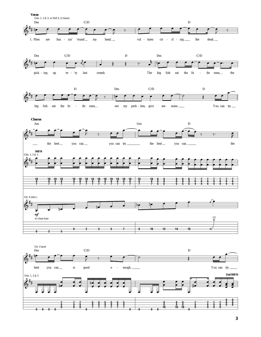 Optimistic Optimistic Acoustic Guitar scores gallery preview page 3