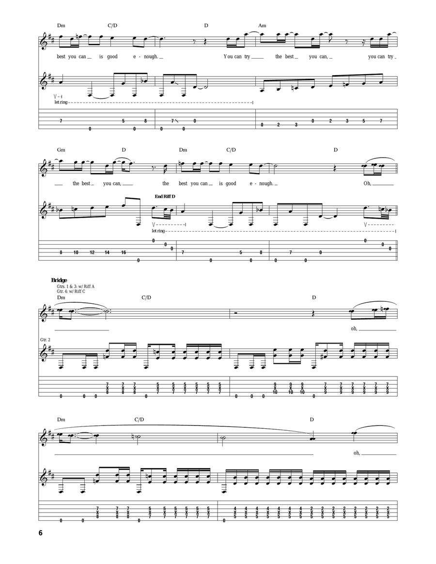 Optimistic Optimistic Acoustic Guitar scores gallery preview page 6