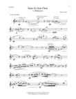 Suite for Solo Flute 3. Meditation