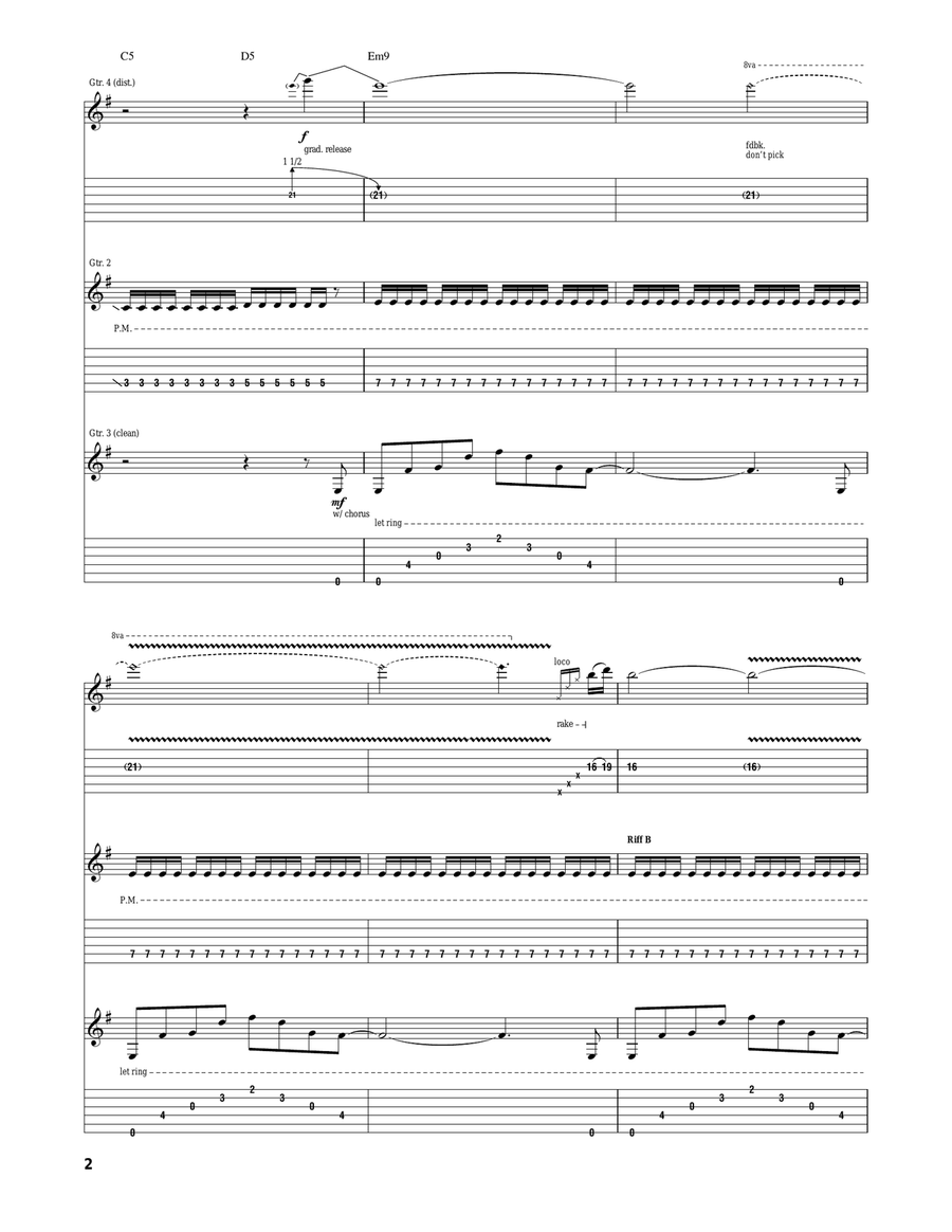 Dead To The World Dead To The World Acoustic Guitar scores gallery preview page 2