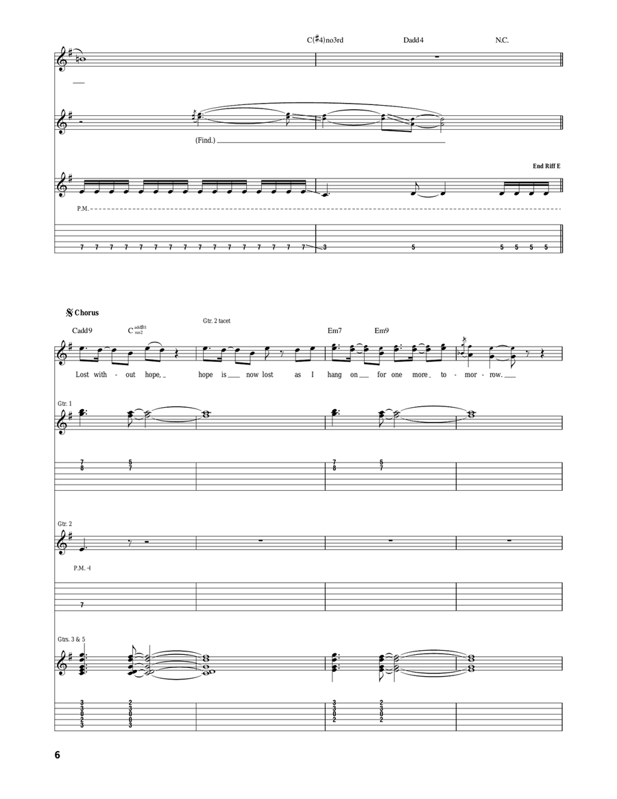 Dead To The World Dead To The World Acoustic Guitar scores gallery preview page 6