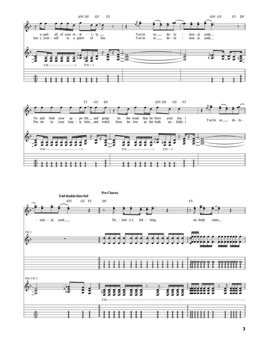 Leech Leech Acoustic Guitar scores gallery preview page 3