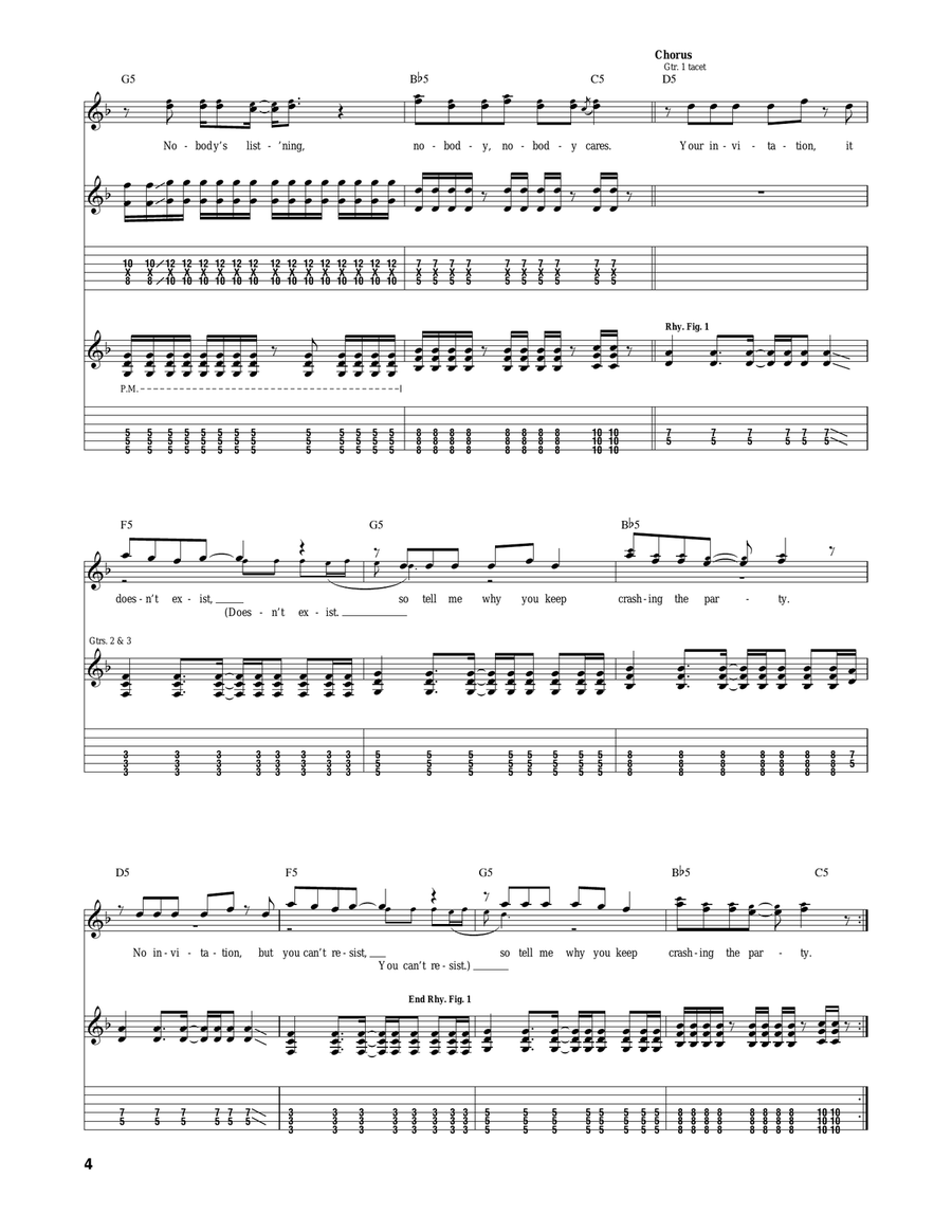 Leech Leech Acoustic Guitar scores gallery preview page 4