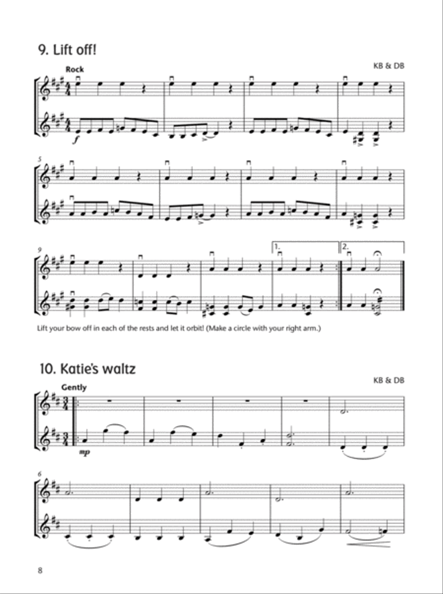 Fiddle Time Joggers Violin Accompaniment Book String Methods scores gallery preview page 5