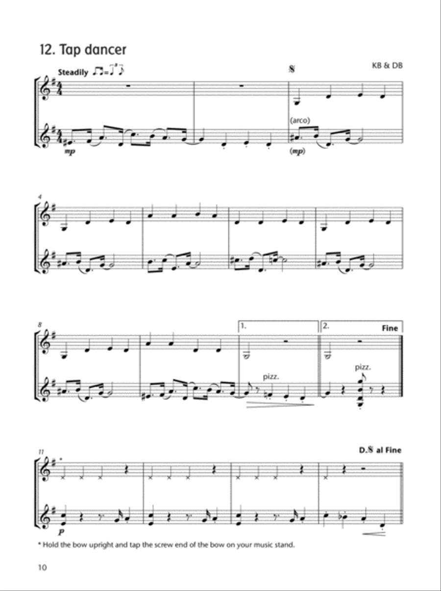 Fiddle Time Joggers Violin Accompaniment Book String Methods scores gallery preview page 6