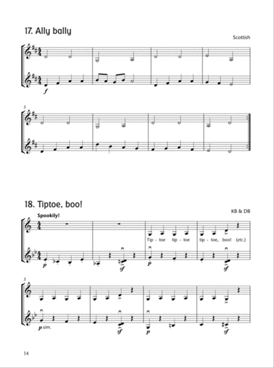 Fiddle Time Joggers Violin Accompaniment Book String Methods scores gallery preview page 7