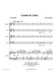 Lament for a Bear