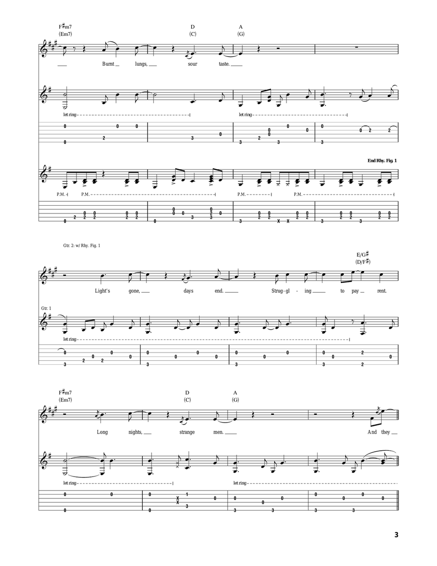 The A Team The A Team Acoustic Guitar scores gallery preview page 3