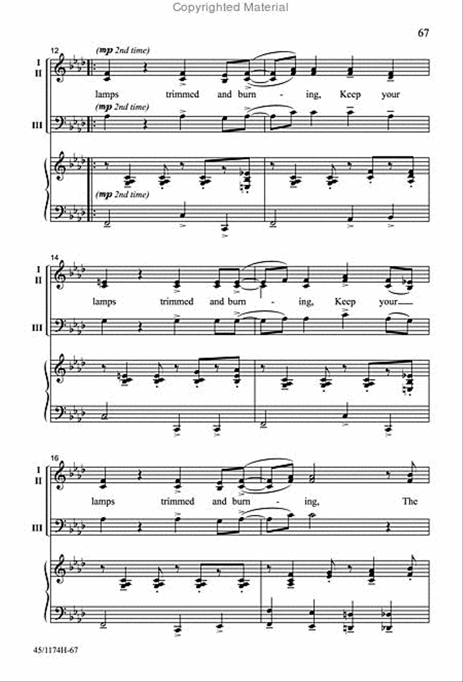Singable Solutions for SAB Choirs 3-Part scores gallery preview page 8