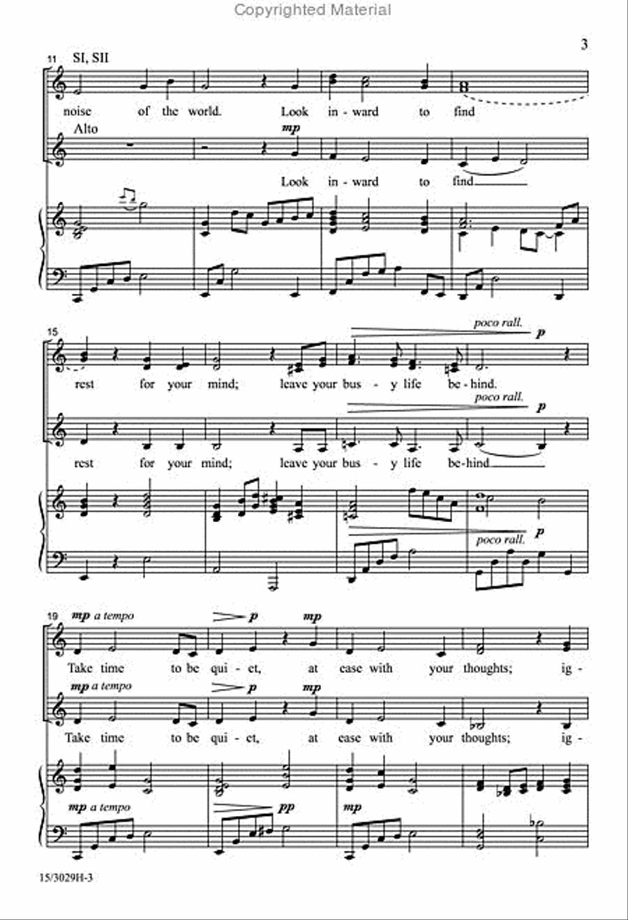 Move Into the Stillness SSA scores gallery preview page 3