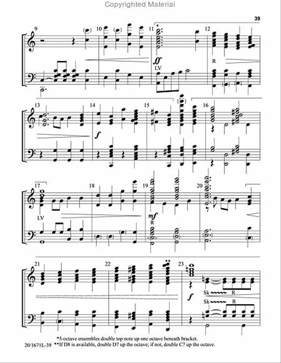 Ringing the Church Year 5-Octaves scores gallery preview page 7