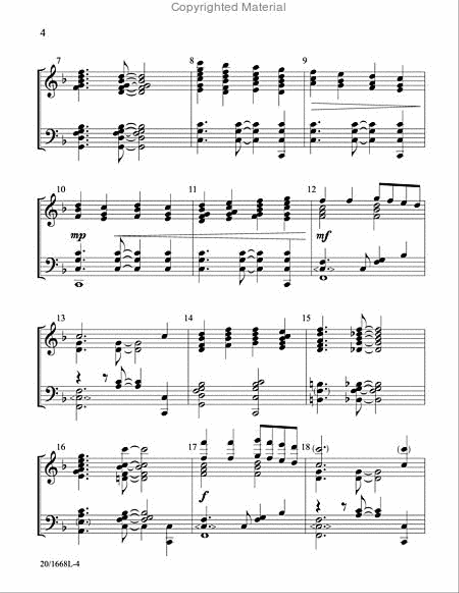 Angels Sing Gloria 5-Octaves scores gallery preview page 3