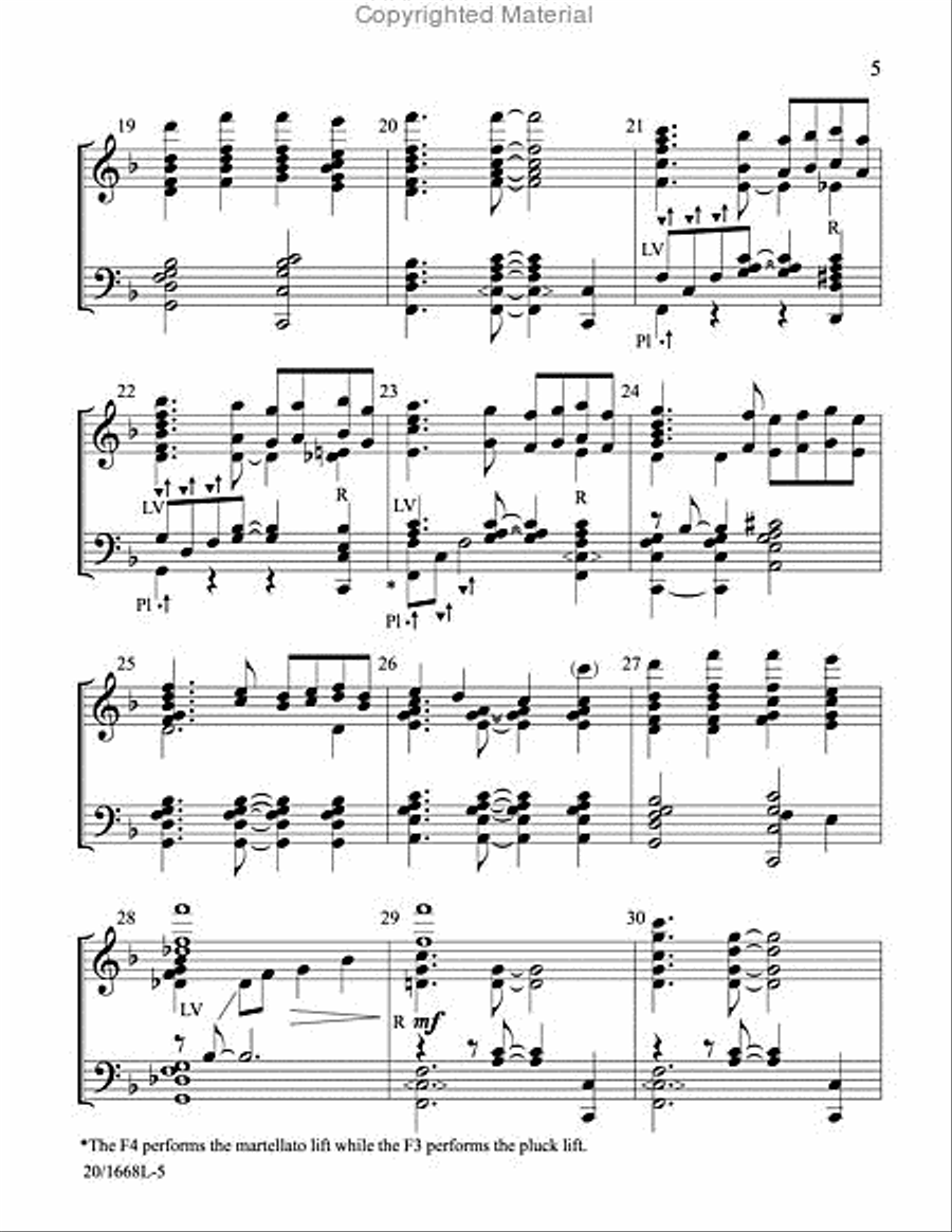 Angels Sing Gloria 5-Octaves scores gallery preview page 4