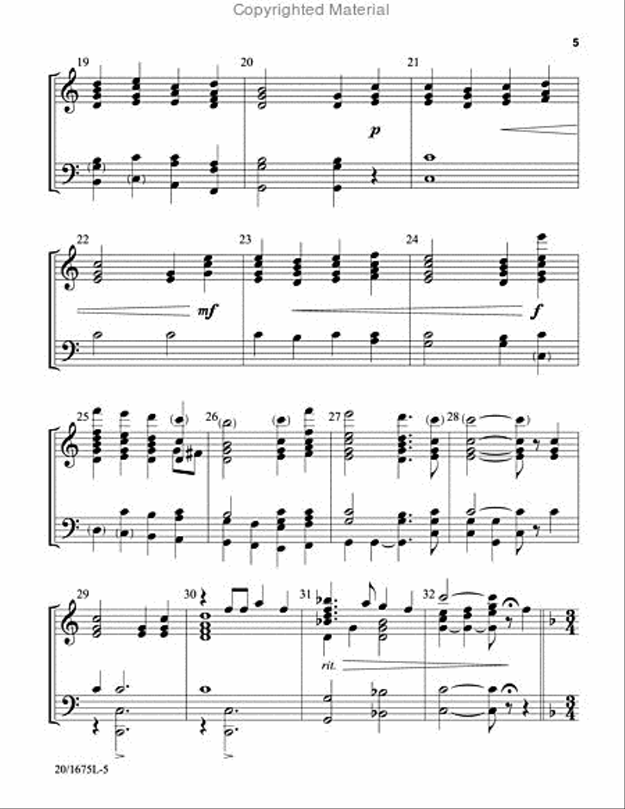 Variations on Adeste Fideles 5-Octaves scores gallery preview page 4