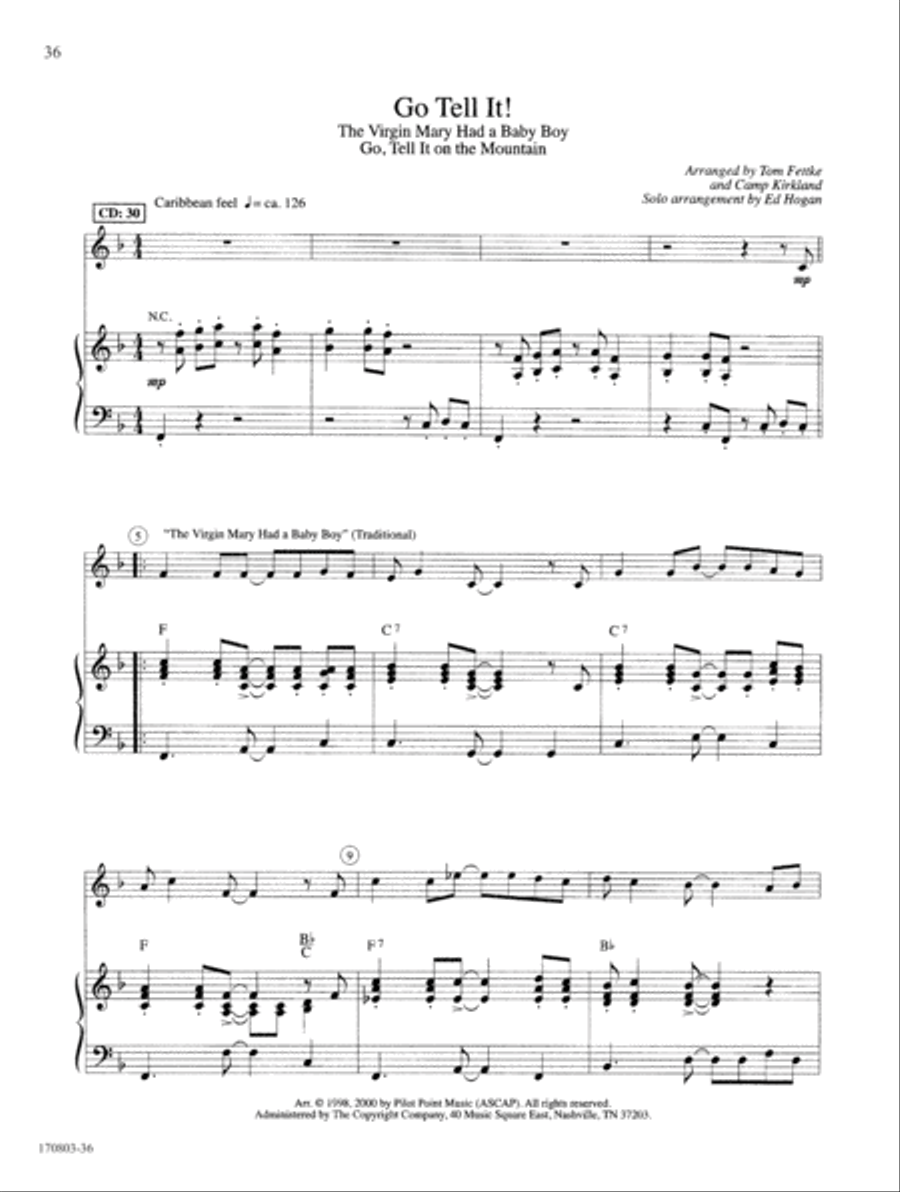 Instrumental Solotrax, Christmas: Trombone/Cello Cello scores gallery preview page 22