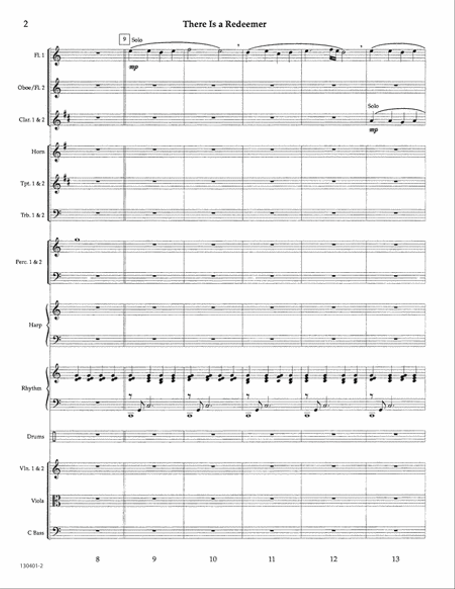 There Is a Redeemer Orchestra scores gallery preview page 3