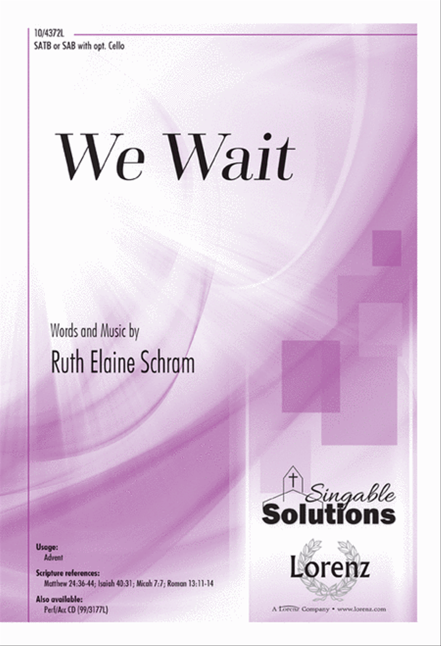 We Wait We Wait 4-Part scores gallery preview page 1