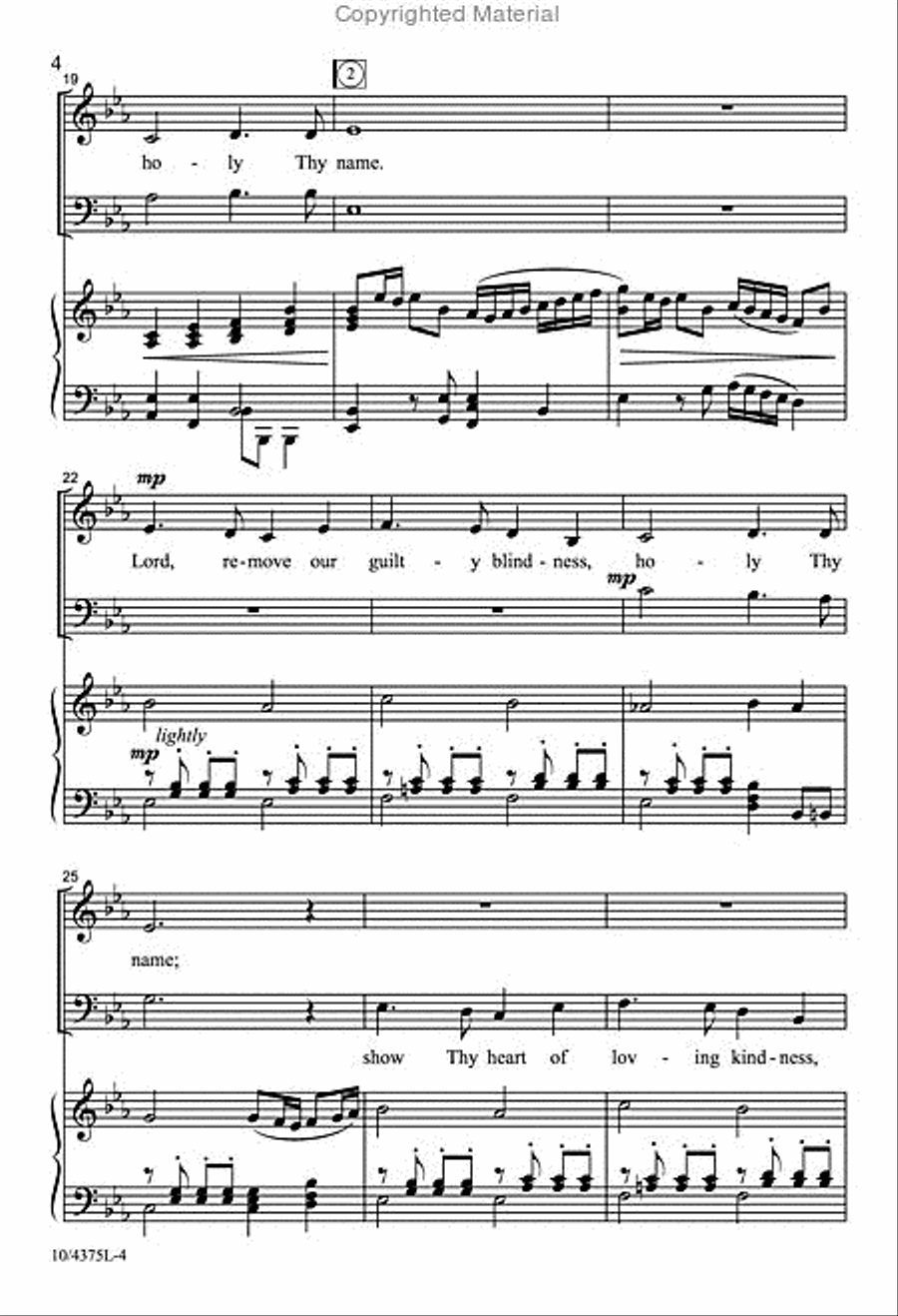 Holy Thy Name Holy Thy Name 3-Part scores gallery preview page 4
