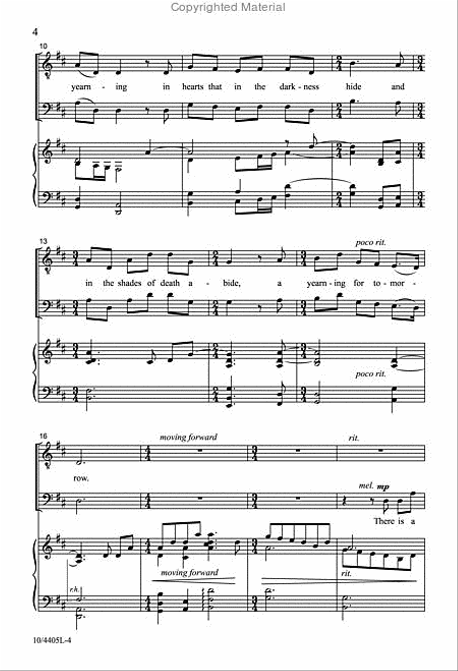 The Yearning The Yearning TTBB scores gallery preview page 3