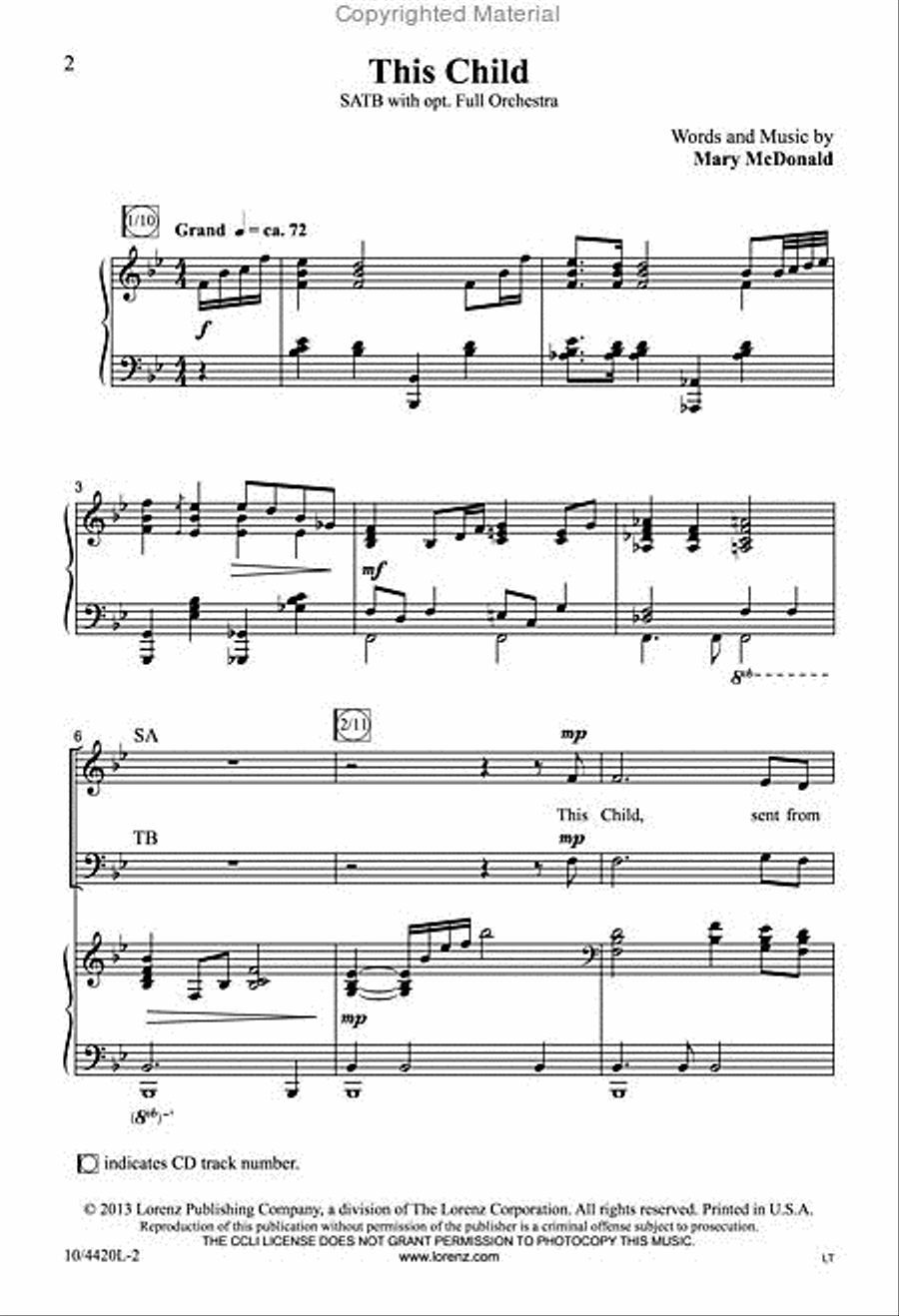 This Child This Child 4-Part scores gallery preview page 2