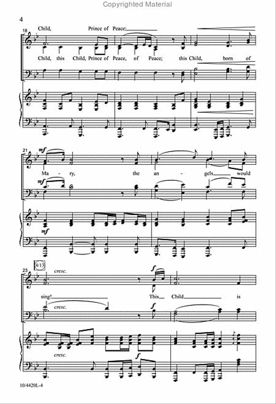 This Child This Child 4-Part scores gallery preview page 4