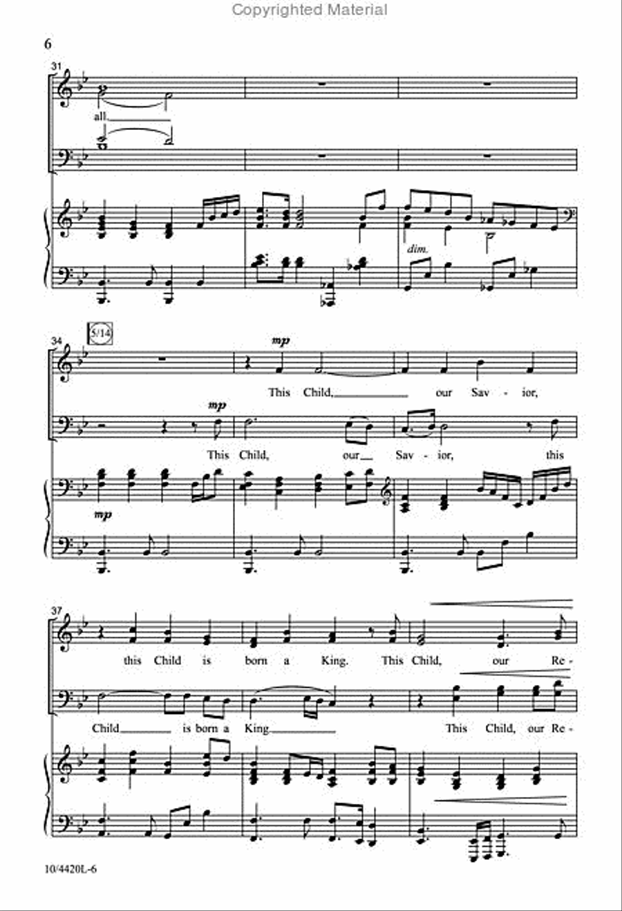 This Child This Child 4-Part scores gallery preview page 6