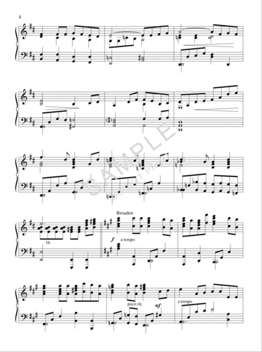 My Savior First of All Piano Solo scores gallery preview page 3