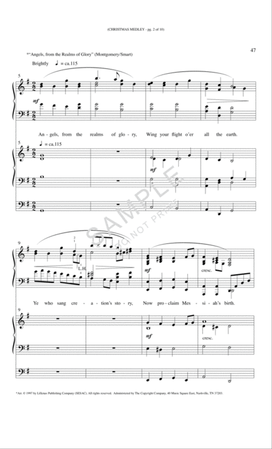 Holy, Holy, Holy Organ scores gallery preview page 3