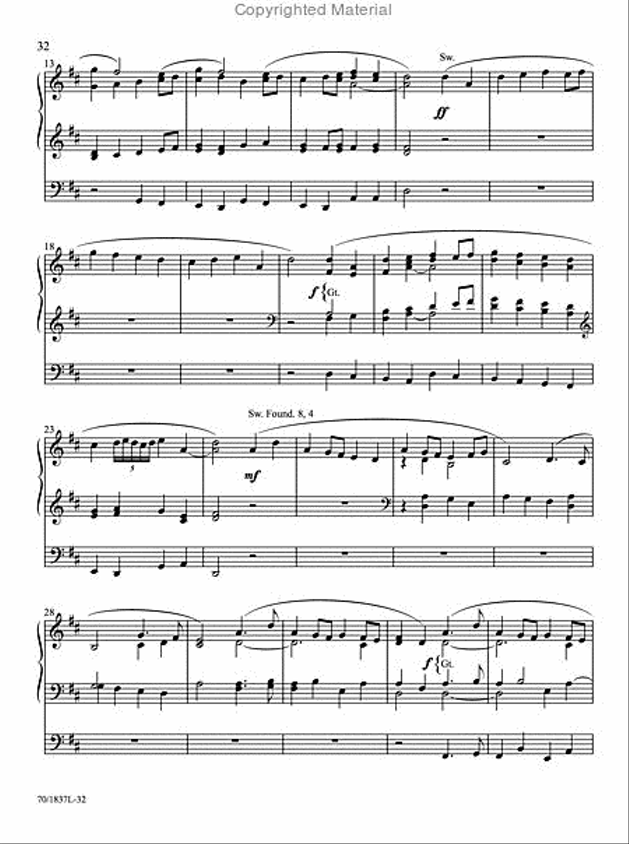 The Organist's Library, Vol. 54 Organ Solo scores gallery preview page 7