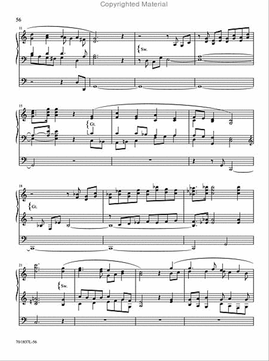 The Organist's Library, Vol. 54 Organ Solo scores gallery preview page 9
