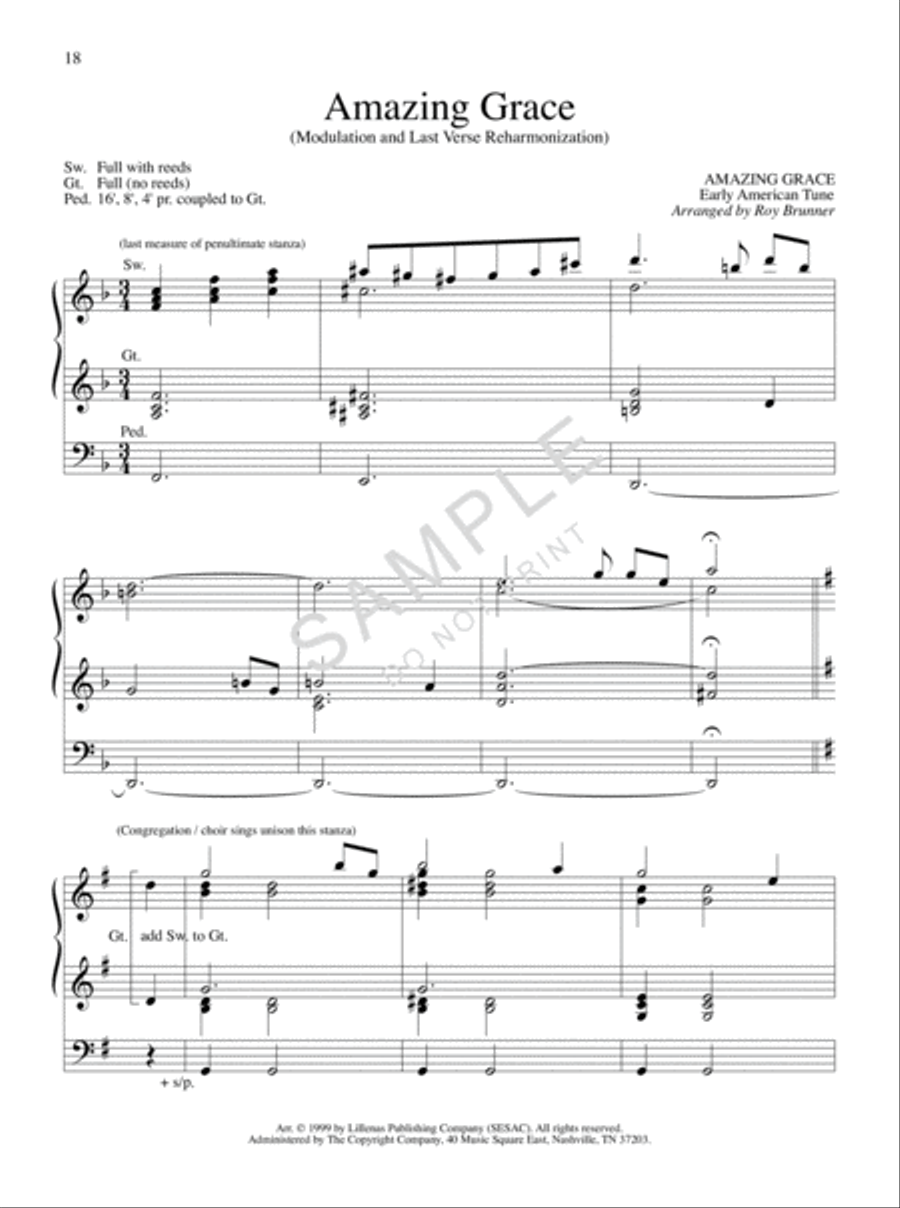 From Prelude to Postlude Organ Solo scores gallery preview page 2