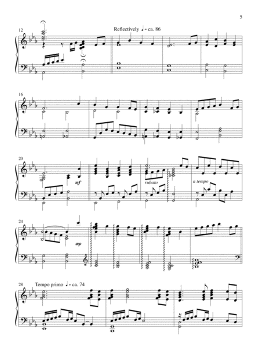 My Father's World - Listening CD Piano Solo scores gallery preview page 3