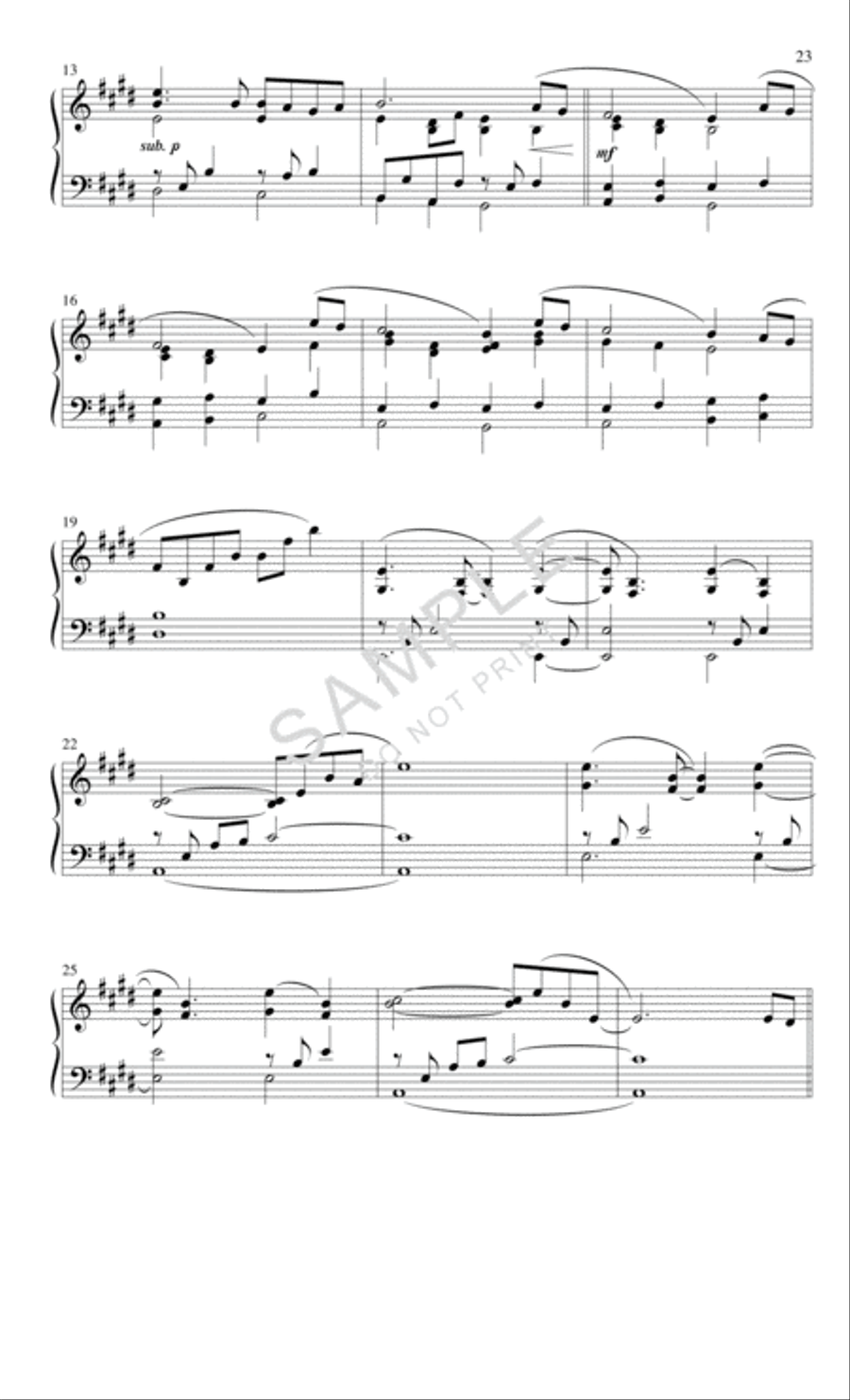 Grateful Praise Piano Solo scores gallery preview page 3